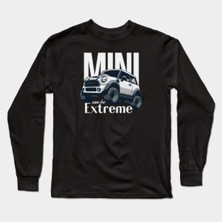 Car mini retro offroad extreme white Long Sleeve T-Shirt